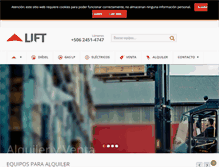 Tablet Screenshot of liftmontacargas.com